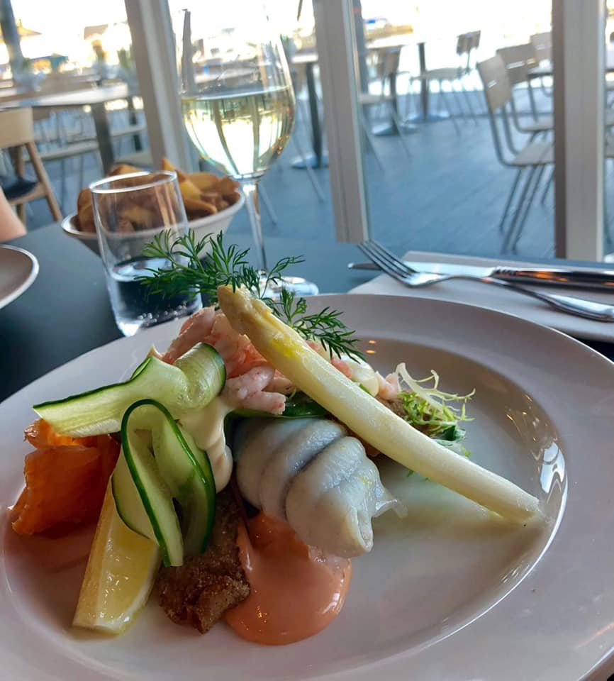 restaurant ombord menukort aalborg 9000 bådehavnsvej fisk torsk laks dinnerlust café restaurant nordens paris